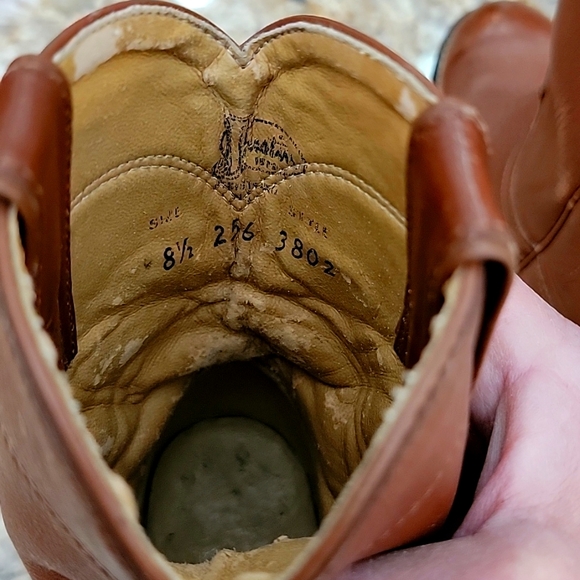 Justin  Toddler Leather Cowboy Boots - Picture 6 of 8